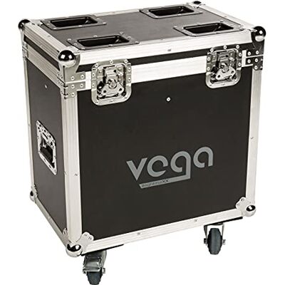 lightmaXX Tour Case, Kompatibel mit 4x Vega Spot 60 Moving Heads, Professionelles Schwarz Laminiertes Truhencase, Mit Rollen und Stapelmulden, Zuverlässiger Schutz vor Beschädigungen, 58x38x50 cm lightmaXX Tour Case, Kompatibel mit 4x Vega Spot 60 Moving Heads, Professionelles Schwarz Laminiertes Truhencase, Mit Rollen und Stapelmulden, Zuverlässiger Schutz vor Beschädigungen, 58x38x50 cm