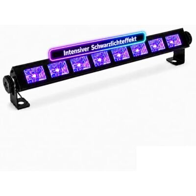 Showlite UL-9 UV-Bar Schwarzlicht 9 LEDs mit UV-Licht je 3W Leistung Klassischer Schwarzlichteffekt für Beleuchtungs- und Dekorationszwecke, Stabiles Kunststoffgehäuse, 8 x 59, 5 mm, Gewicht: 0 Showlite UL-9 UV-Bar Schwarzlicht 9 LEDs mit UV-Licht je 3W Leistung Klassischer Schwarzlichteffekt für Beleuchtungs- und Dekorationszwecke, Stabiles Kunststoffgehäuse, 8 x 59, 5 mm, Gewicht: 0