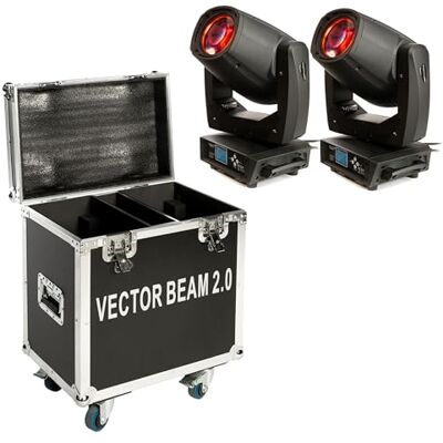 lightmaXX LED Moving Head Beam Light 200W, 8-Facetten-Prisma, elektronischer Shutter, Dimmer, motorischer Fokus, DMX 3+5-pol XLR, inkl. Anschlusskabel, Omega Bracket, kompaktes Set für Bühnenbeleuchtung lightmaXX LED Moving Head Beam Light 200W, 8-Facetten-Prisma, elektronischer Shutter, Dimmer, motorischer Fokus, DMX 3+5-pol XLR, inkl. Anschlusskabel, Omega Bracket, kompaktes Set für Bühnenbeleuchtung