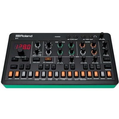 Roland AIRA Compact S‑1 Ultraportabler Mikro‑Polysynth mit Tools D-Motion Soundsteuerung 4,5 Stunden kabelloser Akkubetrieb leicht & robust Roland AIRA Compact S‑1 Ultraportabler Mikro‑Polysynth mit Tools D-Motion Soundsteuerung 4,5 Stunden kabelloser Akkubetrieb leicht & robust