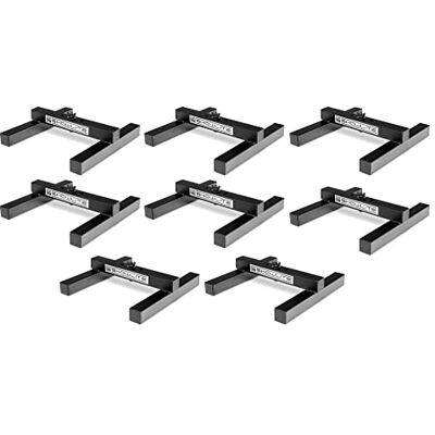 Showlite 8er Set FLS-10 PAR Licht Bodenstative (Bodenstative zum Aufstellen von Scheinwerfern, Grundfläche 26 x 25,5 cm, 6 cm hoch, stabile Konstruktion, ineinander stapelbar) Schwarz Showlite 8er Set FLS-10 PAR Licht Bodenstative (Bodenstative zum Aufstellen von Scheinwerfern, Grundfläche 26 x 25,5 cm, 6 cm hoch, stabile Konstruktion, ineinander stapelbar) Schwarz