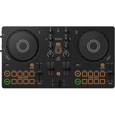 AlphaTheta /Pioneer DJ DDJ-FLX2 Einsteiger-DJ-Controller – Tragbarer USB-betriebener 2-Kanal-Controller mit professionellem Layout – Kompatibel mit Musik-Streaming-Diensten – Perfekt für neue DJs AlphaTheta /Pioneer DJ DDJ-FLX2 Einsteiger-DJ-Controller – Tragbarer USB-betriebener 2-Kanal-Controller mit professionellem Layout – Kompatibel mit Musik-Streaming-Diensten – Perfekt für neue DJs