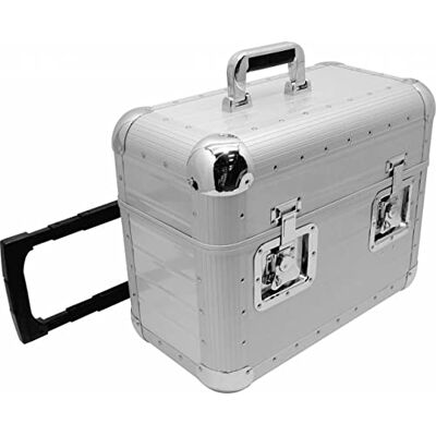Zomo Recordcase TP-70 XT LP Schallplatten Koffer Silber Zomo Recordcase TP-70 XT LP Schallplatten Koffer Silber