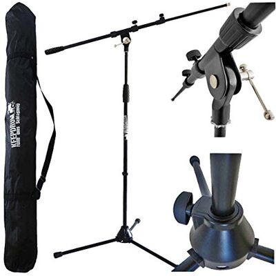 keepdrum MS106 BK Mikrofonständer Stativ mit Galgen Metall-Sockel + Tragetasche SB-03 keepdrum MS106 BK Mikrofonständer Stativ mit Galgen Metall-Sockel + Tragetasche SB-03