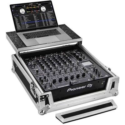 Odyssey Pioneer DJM-V10 ATA Flight Case mit Glide Laptop-Plattform Odyssey Pioneer DJM-V10 ATA Flight Case mit Glide Laptop-Plattform