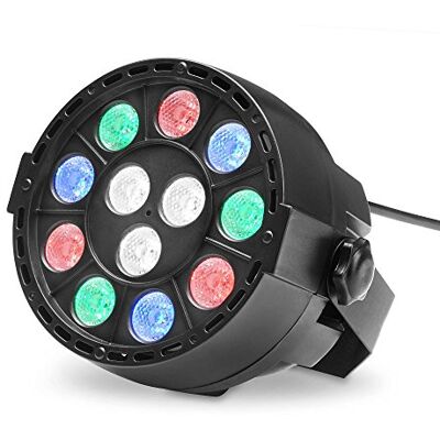 Showlite SPS-121 LED Smart Party Spot 12x 1W RGBW, 3x blau, 3x grün 12 LEDs mit je 1 Watt Leistung (3x rot, 3x weiß), 25° Abstrahlwinkel, DMX-Betrieb in 4- oder 7-Kanal-Modus möglich, 5 x 9 Showlite SPS-121 LED Smart Party Spot 12x 1W RGBW, 3x blau, 3x grün 12 LEDs mit je 1 Watt Leistung (3x rot, 3x weiß), 25° Abstrahlwinkel, DMX-Betrieb in 4- oder 7-Kanal-Modus möglich, 5 x 9
