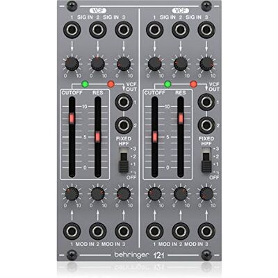 Behringer 121 DUAL VCF Legendäres analoges Dual-VCF-Modul für Eurorack Behringer 121 DUAL VCF Legendäres analoges Dual-VCF-Modul für Eurorack