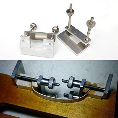 Generic Violinenklemme, 4/4 (volle Größe), Werkzeug zur Herstellung von Geigenen, Rippenholz, Metallkörper, stark und langlebig, leicht verstellbar, 2 Stück Generic Violinenklemme, 4/4 (volle Größe), Werkzeug zur Herstellung von Geigenen, Rippenholz, Metallkörper, stark und langlebig, leicht verstellbar, 2 Stück