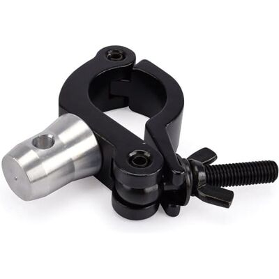 Riggatec Halbschelle Seiten-Eintritt - Schwarz - 48-51mm - Max 300kg - Demi-coupleur Riggatec Halbschelle Seiten-Eintritt - Schwarz - 48-51mm - Max 300kg - Demi-coupleur