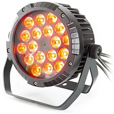 lightmaXX Slim Spot ARC LED PAR Scheinwerfer 18x 10W RGBW IP65 Outdoor DMX Steuerbar Inklusive Montagebügel Schwarz lightmaXX Slim Spot ARC LED PAR Scheinwerfer 18x 10W RGBW IP65 Outdoor DMX Steuerbar Inklusive Montagebügel Schwarz