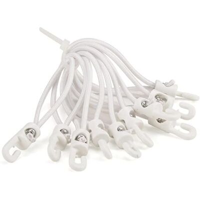 Riggatec Spannfix 4mm Weiß - Gummibänder für Befestigungen Riggatec Spannfix 4mm Weiß - Gummibänder für Befestigungen