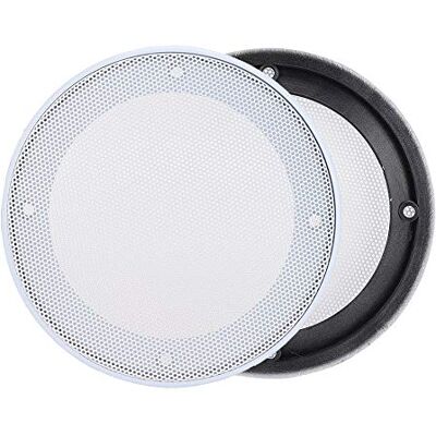 Generic Lautsprecherabdeckung, Autolautsprecher Kühlerschaftsauto -Lautsprecherabziehbilder 2pcs 4inch Schutzdekoration für Lautsprecher (Weiß + weiß) Generic Lautsprecherabdeckung, Autolautsprecher Kühlerschaftsauto -Lautsprecherabziehbilder 2pcs 4inch Schutzdekoration für Lautsprecher (Weiß + weiß)