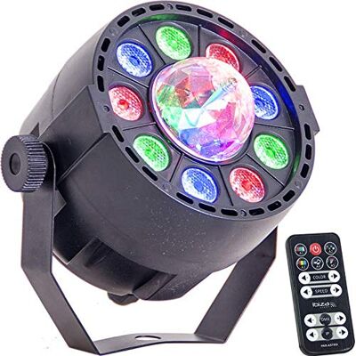 Ibiza PAR-ASTRO LED PAR SCHEINWERFER 9x1 WATT MIT FERNBEDIENUNG ASTRO EFFEKT MOONFLOWER PARTY DISCO CLUB DJ LICHT SHOW Ibiza PAR-ASTRO LED PAR SCHEINWERFER 9x1 WATT MIT FERNBEDIENUNG ASTRO EFFEKT MOONFLOWER PARTY DISCO CLUB DJ LICHT SHOW