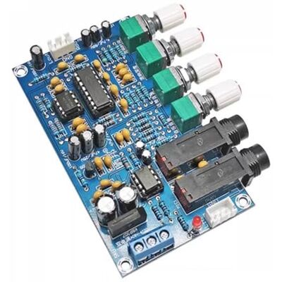 Muuookka Dual AC12V Digitales Mikrofonverstärker -Verstärker -Karaoke OK -Verstärker Karaoke Reverb Mikrofonmodul Muuookka Dual AC12V Digitales Mikrofonverstärker -Verstärker -Karaoke OK -Verstärker Karaoke Reverb Mikrofonmodul