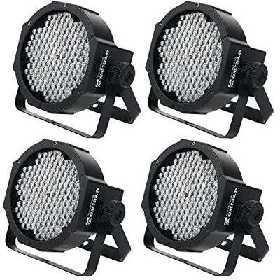 Showlite 4x FLP-144 Flatline Panel LED Scheinwerfer (PAR Strahler, Discolicht, Bühnenbeleuchtung, Lampe, 144 LED/RBG mixing, Anschlüsse: DMX In/Out, 6 DMX Modi) Showlite 4x FLP-144 Flatline Panel LED Scheinwerfer (PAR Strahler, Discolicht, Bühnenbeleuchtung, Lampe, 144 LED/RBG mixing, Anschlüsse: DMX In/Out, 6 DMX Modi)