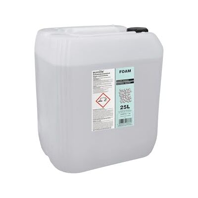EuroLite Foam-Konzentrat, 25l Schaumkonzentrat auf Wasserbasis für alle gängigen Maschinen Ohne Farbstoffzusätze EuroLite Foam-Konzentrat, 25l Schaumkonzentrat auf Wasserbasis für alle gängigen Maschinen Ohne Farbstoffzusätze