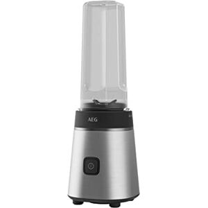 AEG SB3-1-2ST Standmixer, 300 W, 2 Geschwindigkeitsstufen, tragbarer Becher mit 0,92 l, Klinge mit 4 Klingen, spülmaschinenfest, Edelstahl AEG SB3-1-2ST Standmixer, 300 W, 2 Geschwindigkeitsstufen, tragbarer Becher mit 0,92 l, Klinge mit 4 Klingen, spülmaschinenfest, Edelstahl