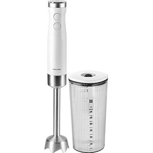 ZWILLING ENFINIGY Stabmixer, Pürierstab & Handmixer mit Edelstahl-Winglet-Klinge und 600 ml Messbecher, Silber-Weiß ZWILLING ENFINIGY Stabmixer, Pürierstab & Handmixer mit Edelstahl-Winglet-Klinge und 600 ml Messbecher, Silber-Weiß