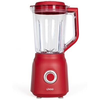 Livoo feel good moments Livoo Standmixer, 1,5 l, DOP242N, 600 W, 22.000 U/min, 2 Geschwindigkeitsstufen, Chili Red Livoo feel good moments Livoo Standmixer, 1,5 l, DOP242N, 600 W, 22.000 U/min, 2 Geschwindigkeitsstufen, Chili Red