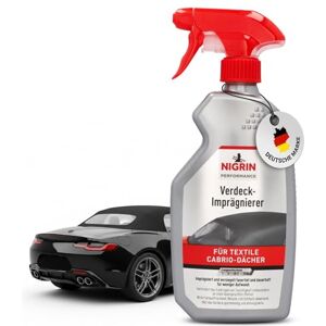 NIGRIN Verdeck Imprägnierer, 500 ml Sprühflasche, wasser- und schmutzabweisend, bis zu 6 Monate Abperl-Effekt, Schwarz2 NIGRIN Verdeck Imprägnierer, 500 ml Sprühflasche, wasser- und schmutzabweisend, bis zu 6 Monate Abperl-Effekt, Schwarz2