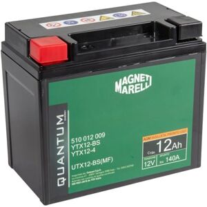 Magneti Marelli Quantum Energy Motorrad- und Rollerbatterie, 12 Ah, 12 V, 140 A, versiegelt, AGM-Technologie, linker Pluspol Magneti Marelli Quantum Energy Motorrad- und Rollerbatterie, 12 Ah, 12 V, 140 A, versiegelt, AGM-Technologie, linker Pluspol