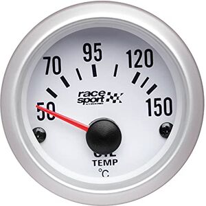 Sumex Manometer Öltemperatur - Weißer Hintergrund - 52mm Durchmesser - Temperaturbereich 50-150°C Sumex Manometer Öltemperatur - Weißer Hintergrund - 52mm Durchmesser - Temperaturbereich 50-150°C