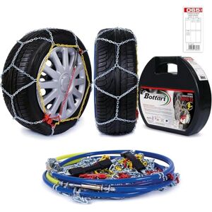 Bottari Rapid T2 Schneeketten - Einfache Montage, Getestete Sicherheit, Kompatibel mit ABS/ESP Bottari Rapid T2 Schneeketten - Einfache Montage, Getestete Sicherheit, Kompatibel mit ABS/ESP