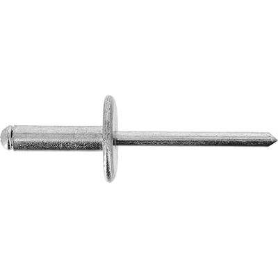 Restagraf Nieten aus Aluminium, breiter Kopf, Halterung und Schutzdämpfer, für Citroën/Peugeot/Renault-Fahrzeuge, 4,8 mm x 16 mm, 20 Stück Restagraf Nieten aus Aluminium, breiter Kopf, Halterung und Schutzdämpfer, für Citroën/Peugeot/Renault-Fahrzeuge, 4,8 mm x 16 mm, 20 Stück