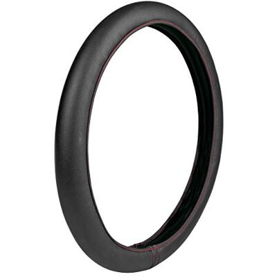 Lampa Skin-Cover - Elastischer Lenkradbezug - Schwarz/Rot - M Lampa Skin-Cover - Elastischer Lenkradbezug - Schwarz/Rot - M