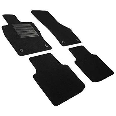 MTM MDM SP-5094 Schwarze Velours Fußmatten für Skoda Superb III - Fußmatten MTM MDM SP-5094 Schwarze Velours Fußmatten für Skoda Superb III - Fußmatten