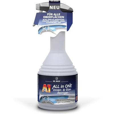 Dr. Wack A1 All in ONE Innen- & Glasreiniger 500 ml Auto Innenraum Reiniger für Glas, Kunststoff, Polster, Leder & Lacke geeignet Geruchsneutralisierer Auto Hochwertige Autopflege Dr. Wack A1 All in ONE Innen- & Glasreiniger 500 ml Auto Innenraum Reiniger für Glas, Kunststoff, Polster, Leder & Lacke geeignet Geruchsneutralisierer Auto Hochwertige Autopflege