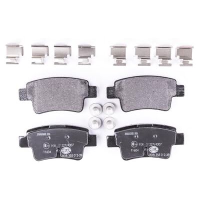 HELLA 8DB 355 012-391 Bremsbeläge nicht für Verschleißwarnanzeige vorbereitet T1604 für u.a. ABARTH / FIAT HELLA 8DB 355 012-391 Bremsbeläge nicht für Verschleißwarnanzeige vorbereitet T1604 für u.a. ABARTH / FIAT