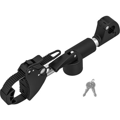 EUFAB 11247 Verstellbarer Strap-Rahmenhalter 27cm, Schwarz/Silber EUFAB 11247 Verstellbarer Strap-Rahmenhalter 27cm, Schwarz/Silber