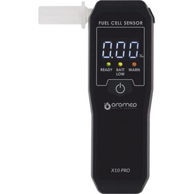 Oromed Alkoholtester X10 PRO mit Messbereich 0,00~4,00 Mercedes-Benz 5er Set Mundstücke Profi Alkoholtester mit Kalibrierung Schwarz Oromed Alkoholtester X10 PRO mit Messbereich 0,00~4,00 Mercedes-Benz 5er Set Mundstücke Profi Alkoholtester mit Kalibrierung Schwarz