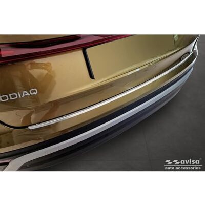 AVISA Kodiaq II Heckstoßstangen-Schutz - Edelstahl Auto Zubehör AVISA Kodiaq II Heckstoßstangen-Schutz - Edelstahl Auto Zubehör