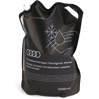 Audi 4M8096323B Scheibenreiniger Winter Fertig-Mix Wischwasser, 3 Liter, Frostschutz bis -21°C Audi 4M8096323B Scheibenreiniger Winter Fertig-Mix Wischwasser, 3 Liter, Frostschutz bis -21°C