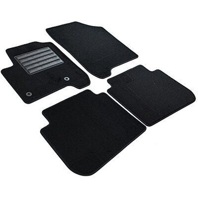 MTM MDM - SP-584 - Velours - Schwarz - Car Mats MTM MDM - SP-584 - Velours - Schwarz - Car Mats