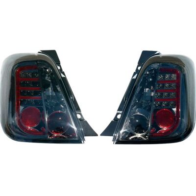 AUTO-STYLE Satz LED Heckleuchten kompatibel mit Fiat 500 2007- Smoke AUTO-STYLE Satz LED Heckleuchten kompatibel mit Fiat 500 2007- Smoke