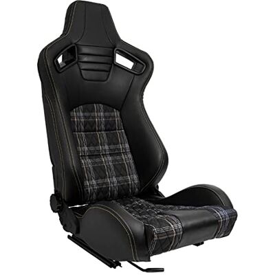 Volvo GT Sportsitz - Verstellbarer Doppel-Rückenlehne - Haltbares synthetisches Leder Volvo GT Sportsitz - Verstellbarer Doppel-Rückenlehne - Haltbares synthetisches Leder