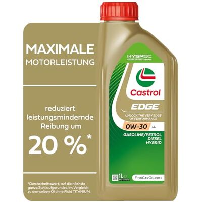 Castrol EDGE 0W-30 LL Longlife Motoröl, 1L Castrol EDGE 0W-30 LL Longlife Motoröl, 1L