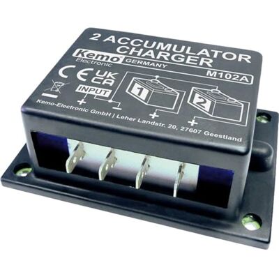 Kemo M102A - Batteriecontroller - Unterstützt 6-24V Blei-Säure-Batterien Kemo M102A - Batteriecontroller - Unterstützt 6-24V Blei-Säure-Batterien