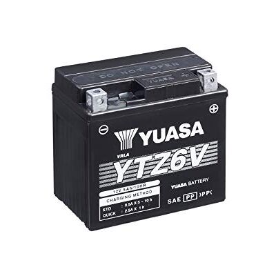 Yuasa YTZ6V 12V 90 CCA Hochleistungs-AGM-Motorradbatterie Yuasa YTZ6V 12V 90 CCA Hochleistungs-AGM-Motorradbatterie
