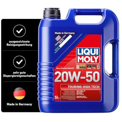 Liqui Moly Touring High Tech 20W-50 5 L Mineralöl - Motoröl Liqui Moly Touring High Tech 20W-50 5 L Mineralöl - Motoröl