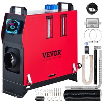 VEVOR 12 V Standheizung Diesel, 8 kW Diesel Lufterhitzer, 0,18-0,48 L Standheizung, Luft Dieselheizung, Air Diesel Heizung für Auto RV Boote LKW Wohnmobil Bus mit Schalldämpfer(1 Luftauslass) VEVOR 12 V Standheizung Diesel, 8 kW Diesel Lufterhitzer, 0,18-0,48 L Standheizung, Luft Dieselheizung, Air Diesel Heizung für Auto RV Boote LKW Wohnmobil Bus mit Schalldämpfer(1 Luftauslass)