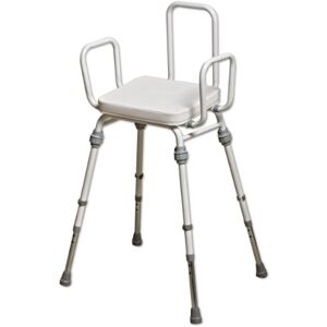 NRS Healthcare Kompakte Easy Modular Sitzhocker - Weiß Vinyl - Sitzhocker NRS Healthcare Kompakte Easy Modular Sitzhocker - Weiß Vinyl - Sitzhocker