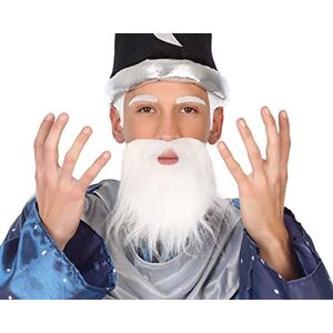 BigBuy Künstlicher Bart Weiß - False beard BigBuy Künstlicher Bart Weiß - False beard