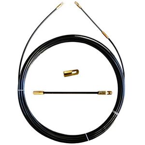 STAK Perlon-Fischband, schwarz, Ø 4 mm, 30 m, mit austauschbaren Anschlüssen STAK Perlon-Fischband, schwarz, Ø 4 mm, 30 m, mit austauschbaren Anschlüssen