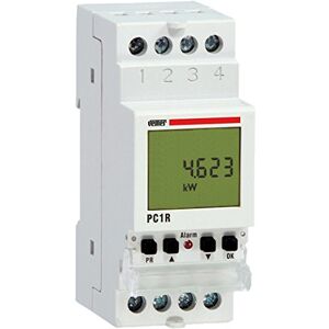 VEMER VE475000 PC1R – Laststeuereinheit, Steuerrelais zur Verhinderung der Trennung des Hauptschalters (Stromausfall), 1 steuerbare Last ohne Priorität, Weiß VEMER VE475000 PC1R – Laststeuereinheit, Steuerrelais zur Verhinderung der Trennung des Hauptschalters (Stromausfall), 1 steuerbare Last ohne Priorität, Weiß