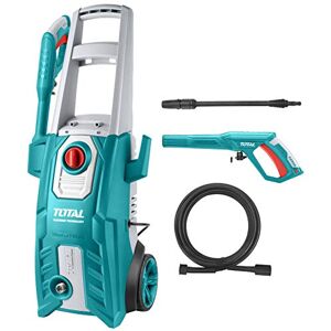 TOTAL Hochdruckreiniger mit Wasser und Kabel Leistung: 1800 W 150 Bar 5 Meter Schlauch Volumen: 6 l/min Reinigt Haus, Garten und Auto TOTAL Hochdruckreiniger mit Wasser und Kabel Leistung: 1800 W 150 Bar 5 Meter Schlauch Volumen: 6 l/min Reinigt Haus, Garten und Auto