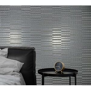 marburg Tapete Grau Silber Glänzende Streifen Modern für Wohnzimmer Schlafzimmer Küche 10,05 x 0,53 marburg Tapete Grau Silber Glänzende Streifen Modern für Wohnzimmer Schlafzimmer Küche 10,05 x 0,53
